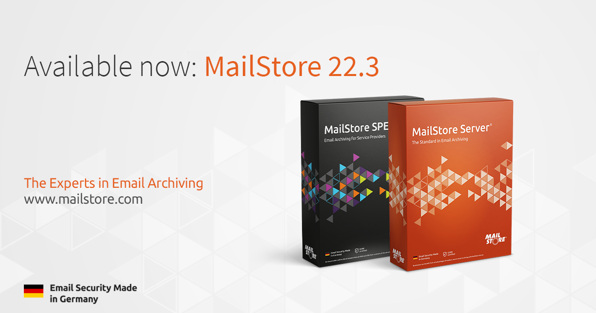 download the last version for ios MailStore Server 13.2.1.20465 / Home 23.3.1.21974