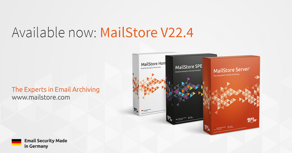 MailStore Server 13.2.1.20465 / Home 23.3.1.21974 download the new version for ios