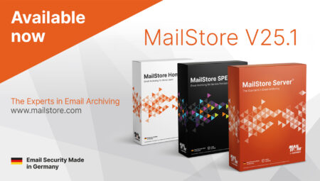 MailStore Version 25.1: Increased Security and Support for Microsoft Server 2025 and Microsoft Outlook 2024